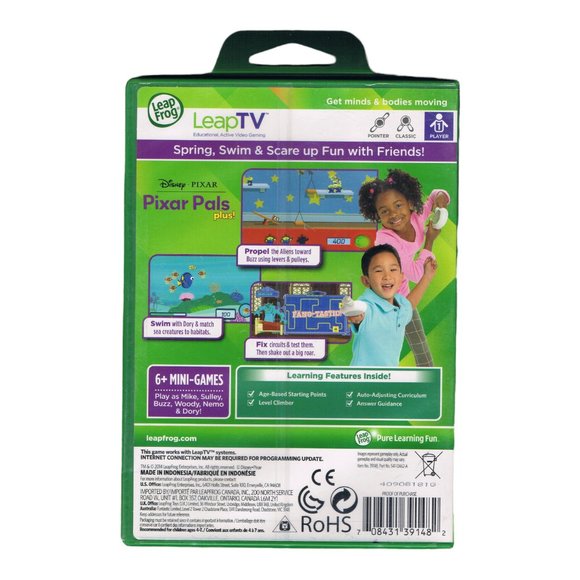 LeapFrog LeapTV Game Bundle-Disney Pixar Pals Plus! & Ultimate Spider-man-SEALED - Picture 6 of 6